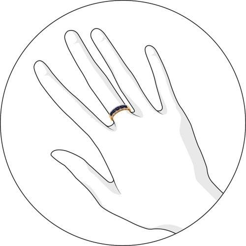 Кольцо с Сапфиром B-01100-G 1