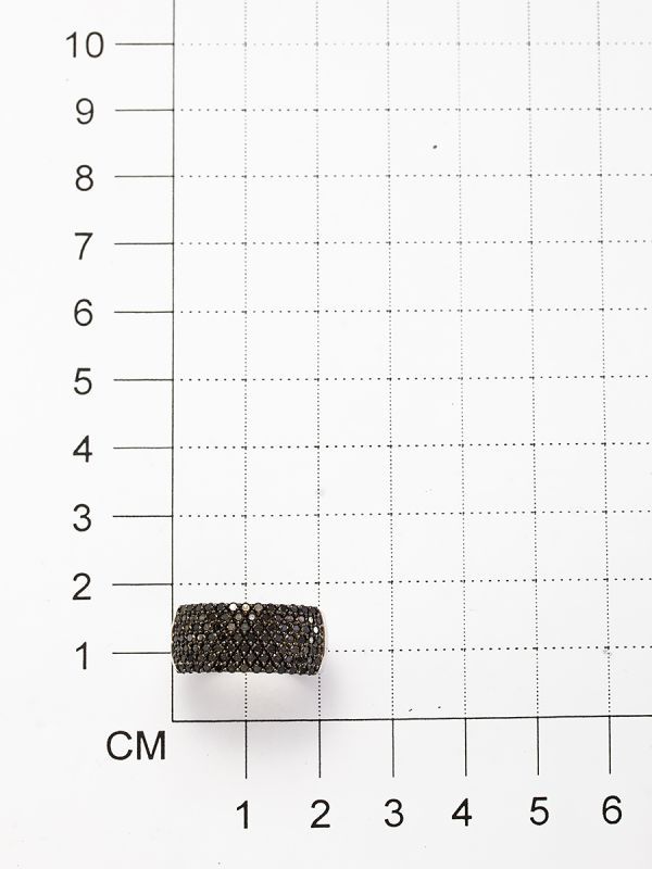 Кольцо H-0553-H с Черным бриллиантом 1