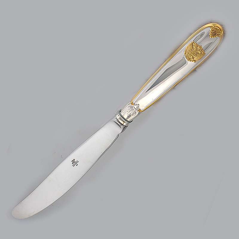 Серебряный нож 27-1НЖ0525-H
