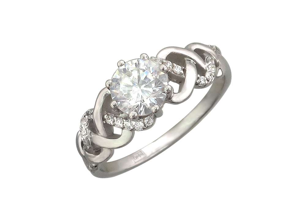 Кольцо с Фианитом J-1К12645-J