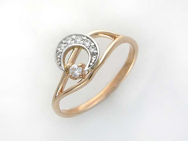 Кольцо с Фианитом J-1К16439-D