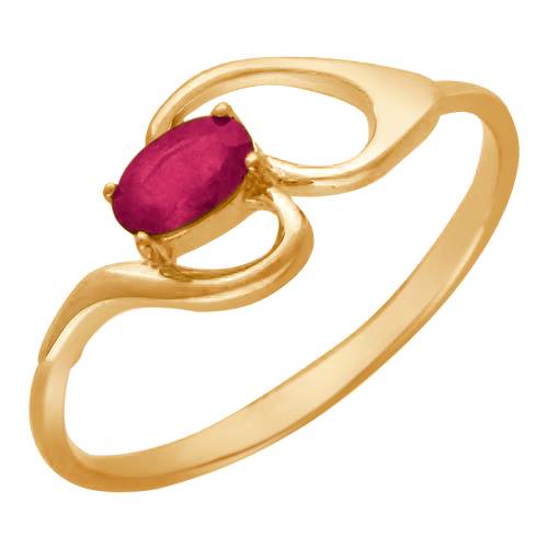 Кольцо с Рубином J-1К514652--A