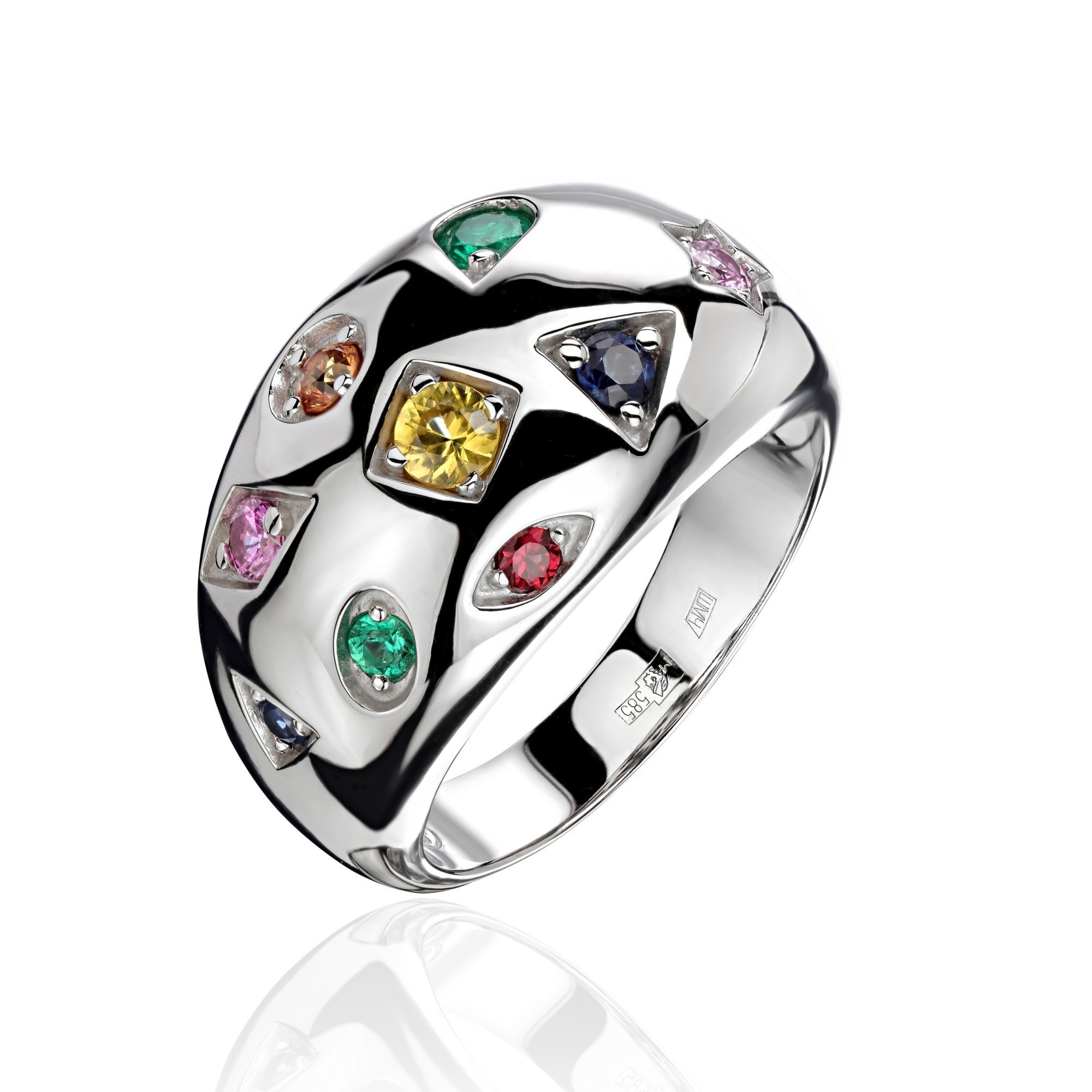 Кольцо с Изумрудом J-1К5213685--C