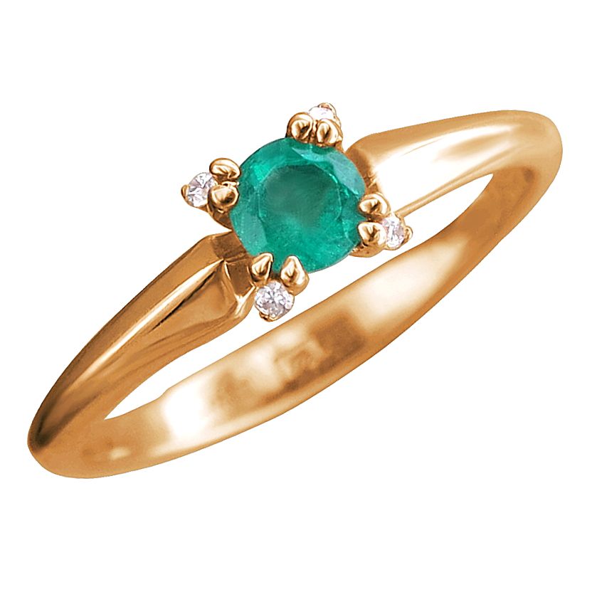 Кольцо с Изумрудом J-1К615836--C