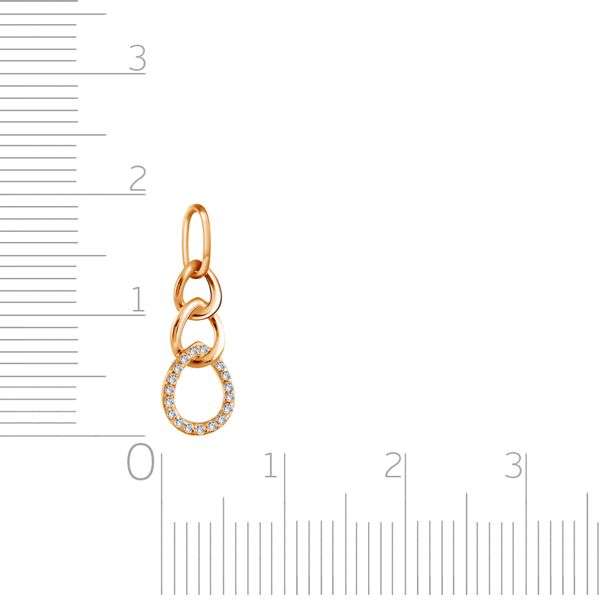 Подвеска с Фианитами J-1П11645-D 2