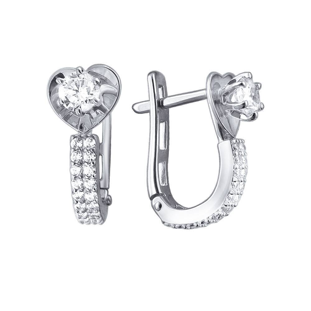 Серьги с Фианитом J-1С121097-G