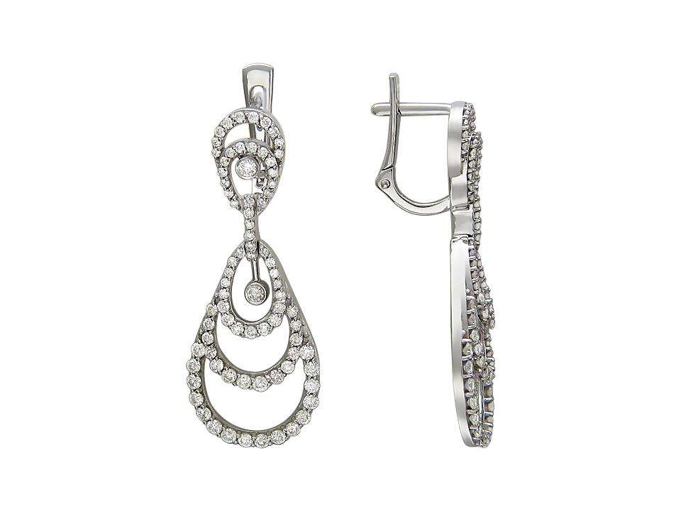 Серьги с Фианитом J-1С12606-A