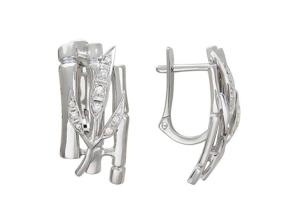 Серьги с Фианитом J-1С12611-J