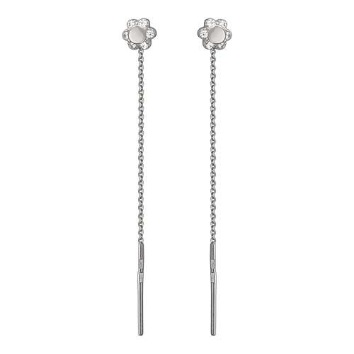 Серьги с Фианитом J-1С12725-B