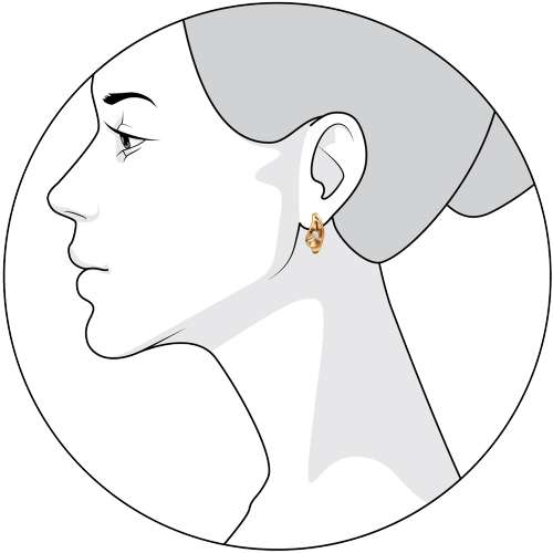 Серьги с бриллиантами A-02081-G 1