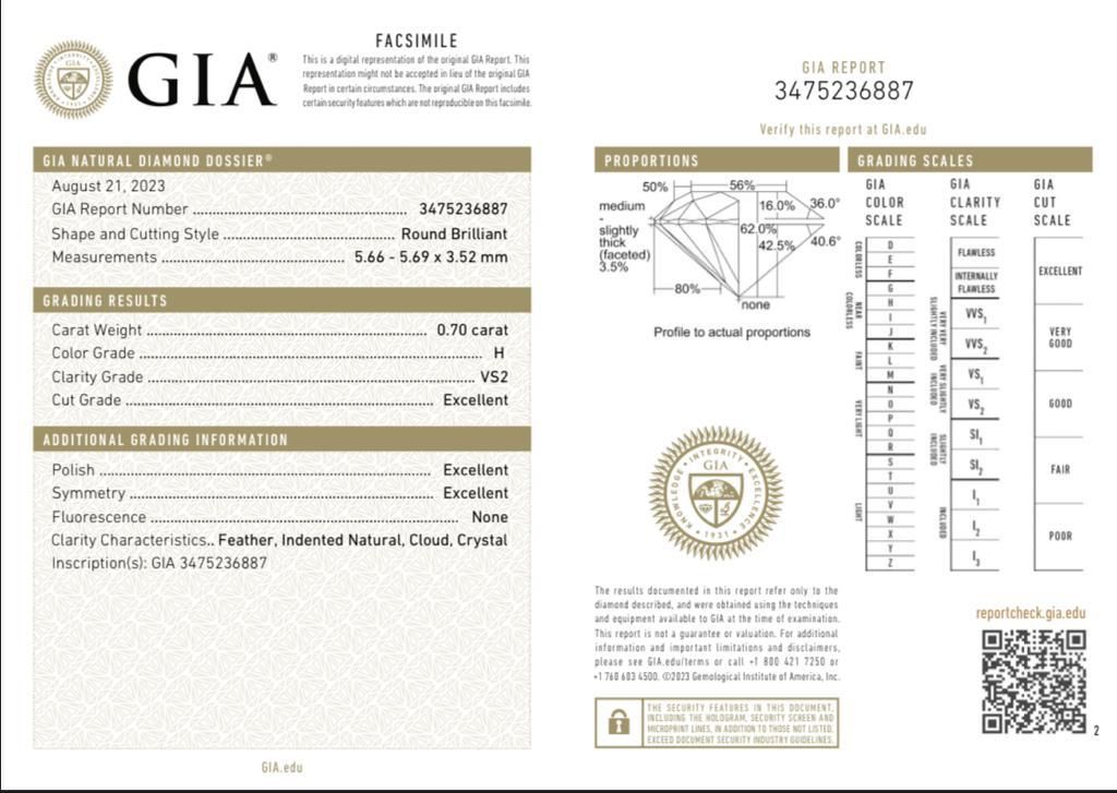 Кольцо с Бриллиантом A-14W607-J 3