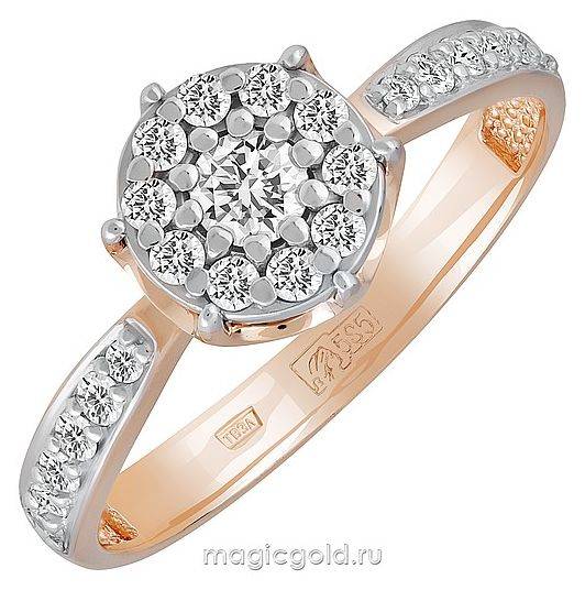 Кольцо с Бриллиантом A-6385-J