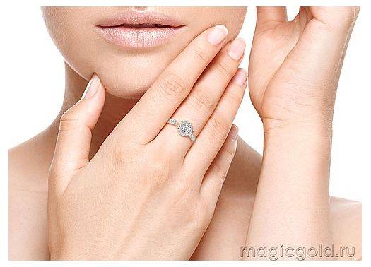 Кольцо с Бриллиантом A-6385-J 1