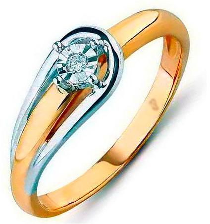 Кольцо с Бриллиантом B-00058-D