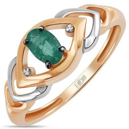 Кольцо с Изумрудом B-00088-C