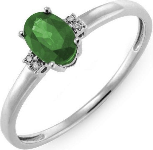 Кольцо с Изумрудом B-00201-E