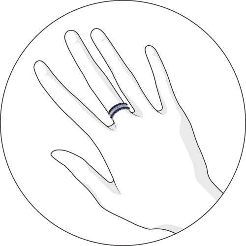 Кольцо с Сапфиром B-01101-C 1