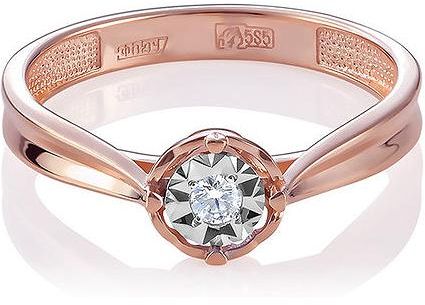 Кольцо с Бриллиантом B-04141-D 1