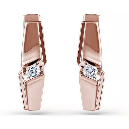 Серьги с бриллиантами B-04400-D 1