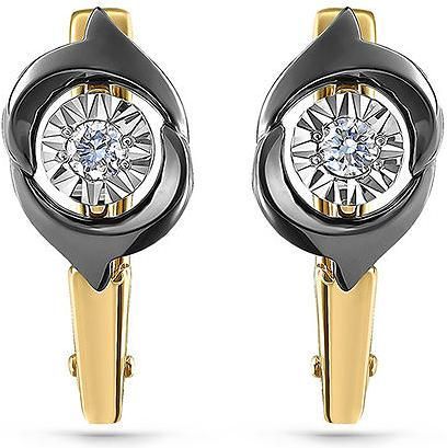 Серьги с бриллиантами B-04472-B 1