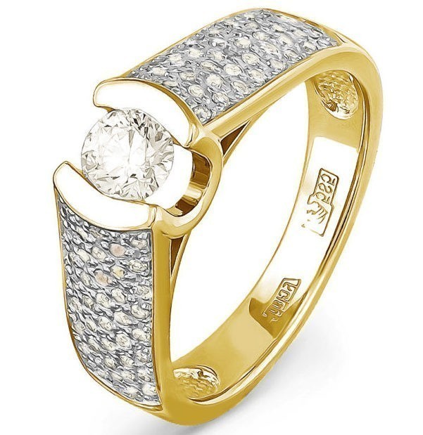 Кольцо с Бриллиантом B-04718-A