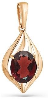 Подвеска с гранатами B-13210-F