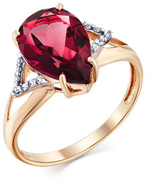 Кольцо с Фианитом B-13536-F