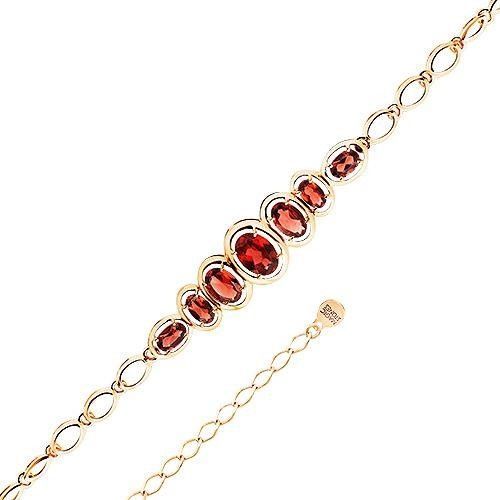 Браслет с Гранатом B-13729-F