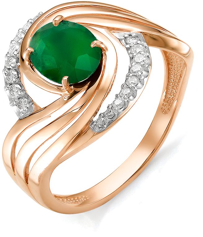 Кольцо с Изумрудом B-16328-I