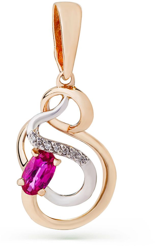 Подвеска с рубинами B-16374-I