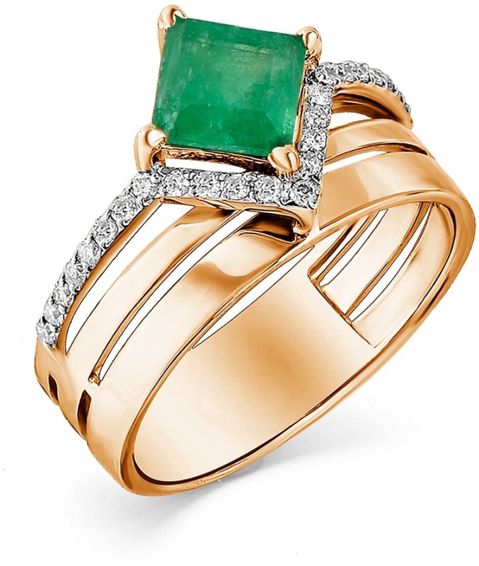 Кольцо с Изумрудом B-16706-A