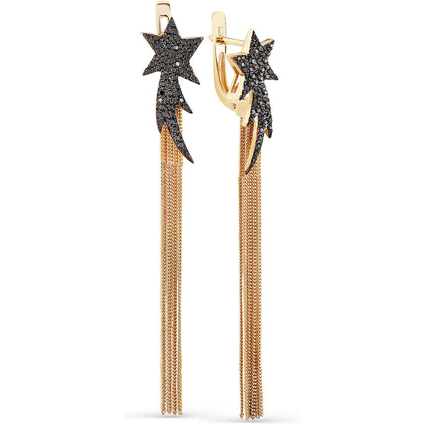 Серьги с бриллиантами B-16736-E