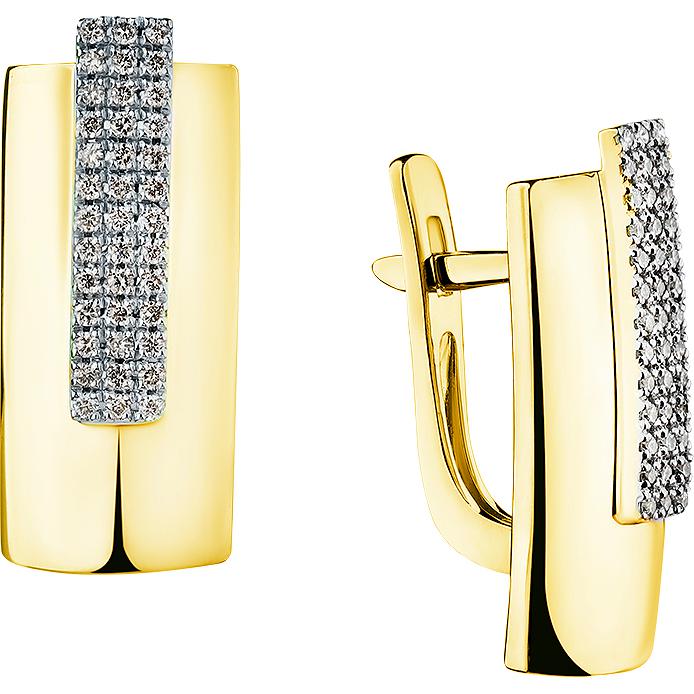 Серьги с бриллиантами B-16781-H