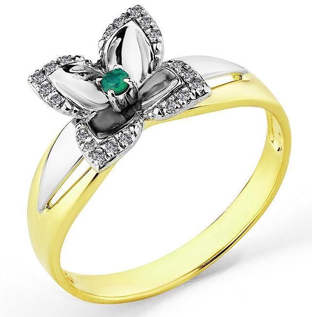 Кольцо с Изумрудом B-16913-J