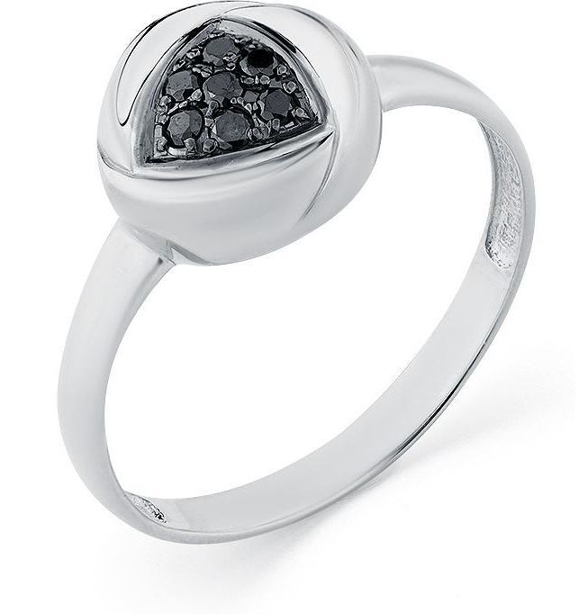 Кольцо B-16916-J с Черным бриллиантом
