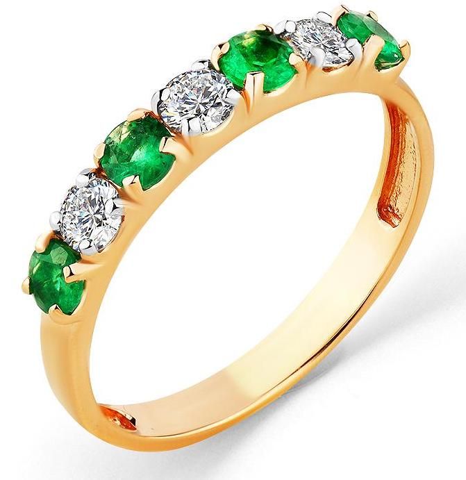 Кольцо с Изумрудом B-16985-H