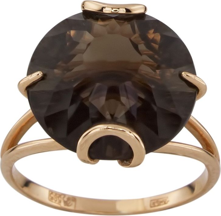 Кольцо с раухтопазом B-18016-C 1