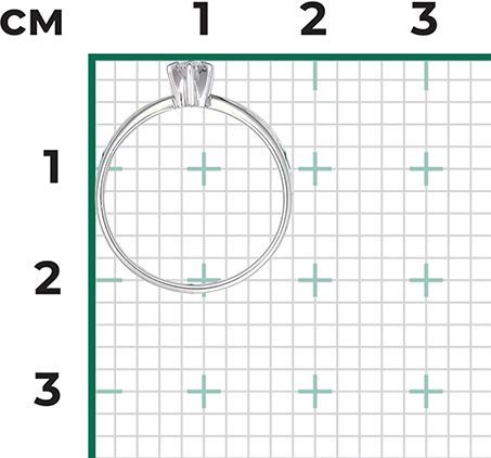 Кольцо с Бриллиантом B-21526-D 2