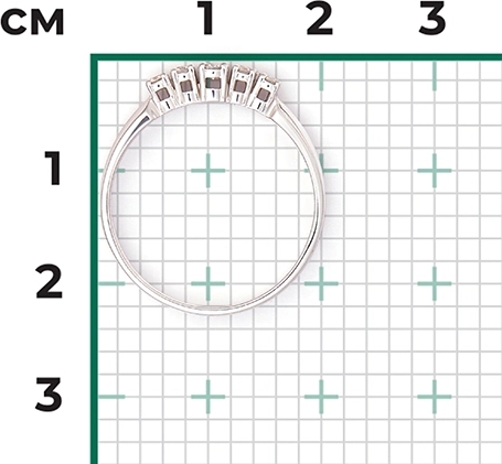 Кольцо с Бриллиантом B-21527-E 2