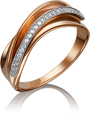 Кольцо с Фианитом B-21611-D