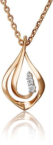 Подвеска с кристаллами Сваровски B-21840-B