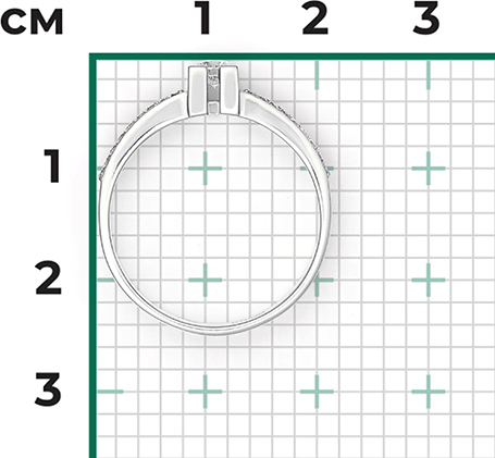 Кольцо с Бриллиантом B-21964-I 2