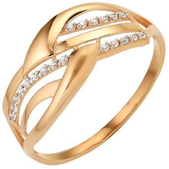 Кольцо с Фианитом B-34314-H