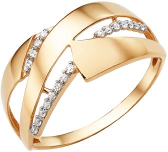 Кольцо с Фианитом B-34338-J