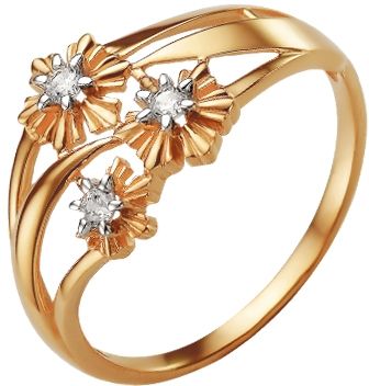 Кольцо с Фианитом B-34342-A