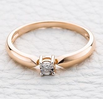 Кольцо с Фианитом B-38105-J 2