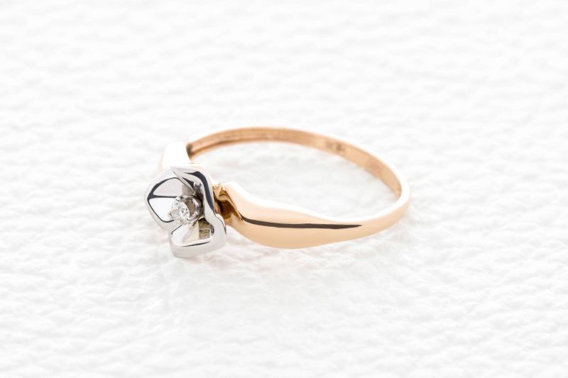 Кольцо с Бриллиантом B-38115-J 2