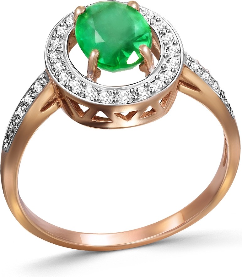 Кольцо с Изумрудом B-38177-E