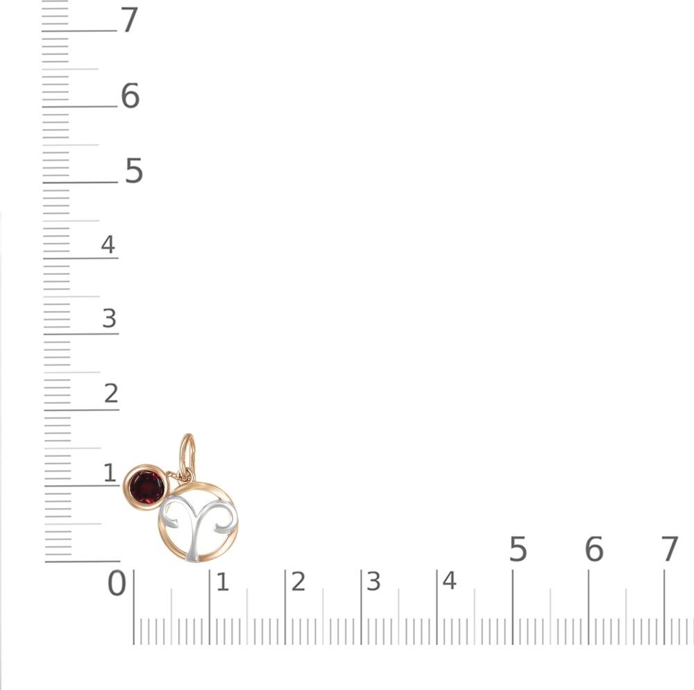 Подвеска с гранатами B-38273-C 2