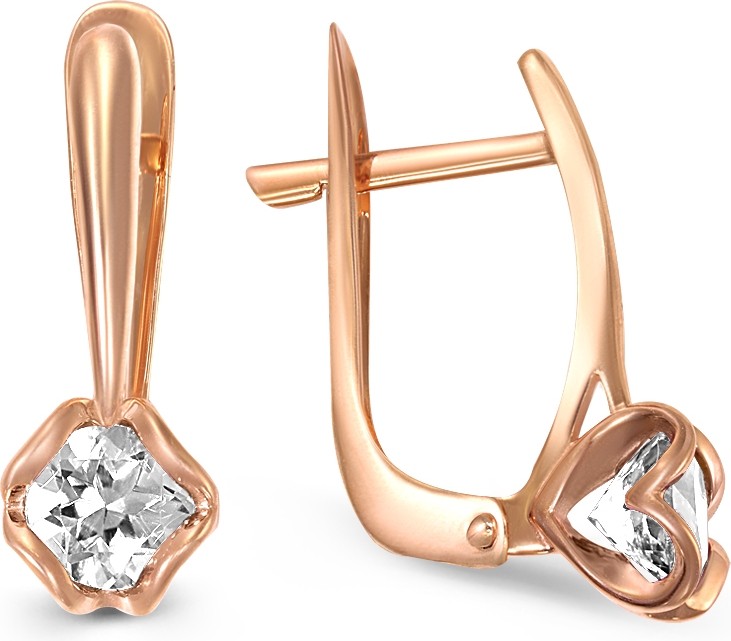 Серьги с кристаллами Сваровски B-38310-B